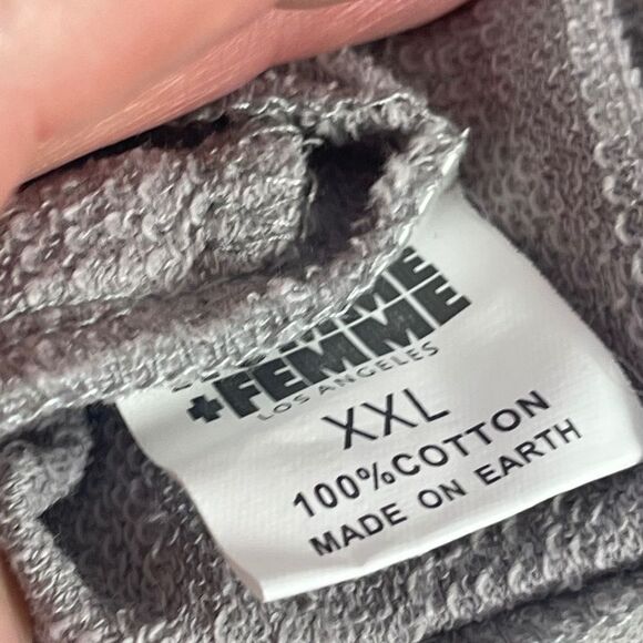 HOMME + FEMME LA Grey Triple Layer Tank Top NWT Sz XXL - Picture 8 of 8